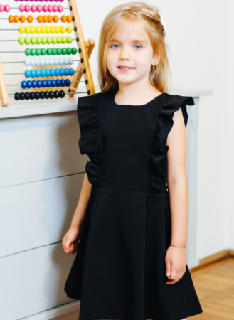 Sarafan Negru Volane TinTin Shop [1]