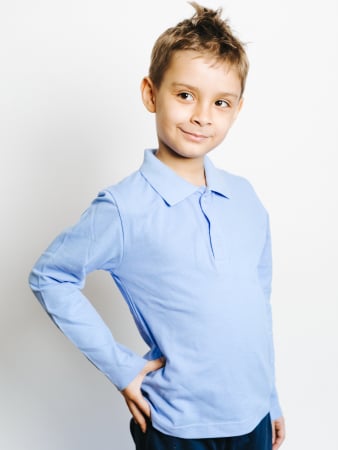 Branduri - Set 4 bluze polo maneca lunga copii, TinTin Shop