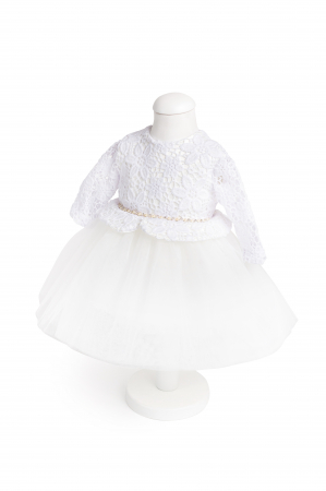 rochie botez alba cu trena [1]