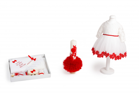 rochie botez alba cu trena [0]