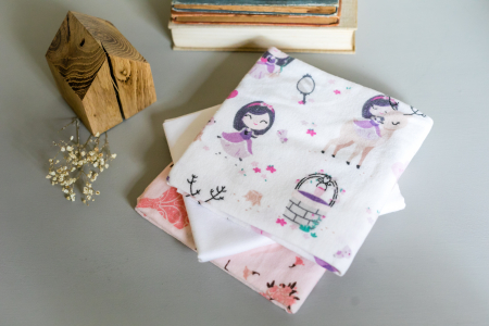 Set de 3 Scutece din Finet pentru Fete, TinTin Shop [1]