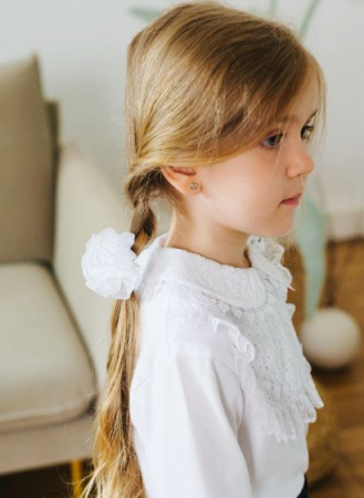 Set Doua Pampoane Alb/ Argintiu, Mici pentru Par [0]