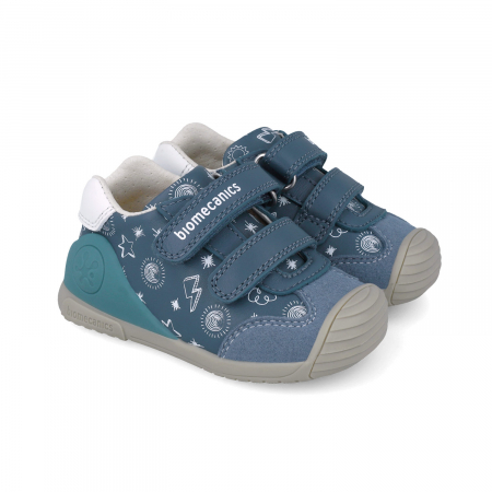 Pantofi primii pași - Sneaker Biomecanics 252115-A556 Petrol