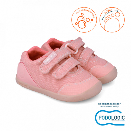 Sneaker Biomecanics 252194-c847 Rose, Biogateo Wider [0]