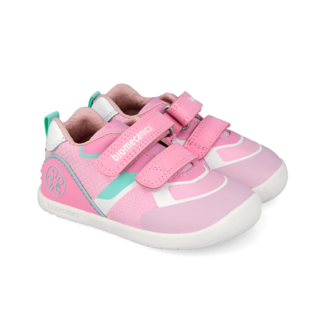 Pantofi primii pași - Sneaker Biomecanics Calapod Lat 262159-A556 in culoarea roz pentru fete Biomecanics Barefoot
