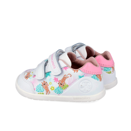 Sneaker Biomecanics Calapod Lat 262156-A050 din piele naturala, pentru fete, in culairea alb,, Biomecanics Barefoot [1]