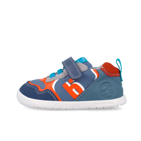 Sneaker Biomecanics Calapod Lat 262158-A556 in culoarea albastre, textile, jeans pentru baieti Barefoot, Biomecanics [3]