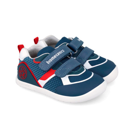 Incaltaminte primii pasi - Sneaker Biomecanics Calapod Lat 262159-A556 in culoarea albastru, pentru baieti Biomecanics Barefoot