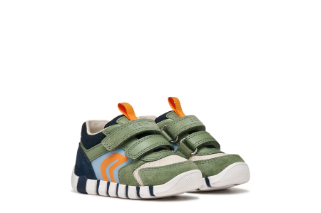 Sneakers Geox B Iupidoo B3555C B3555D 02214 CD3F4 olive pentru baietii [1]