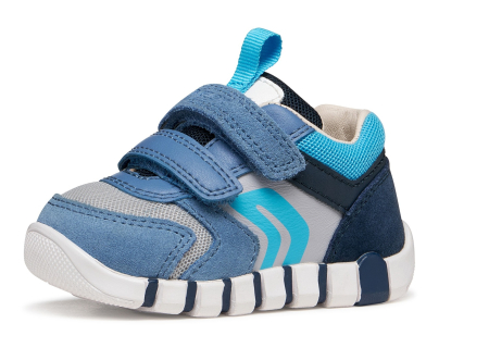 Branduri - Sneakers Geox B Iupidoo B B3555D 02214 C4S1L albastrii pentru baietii