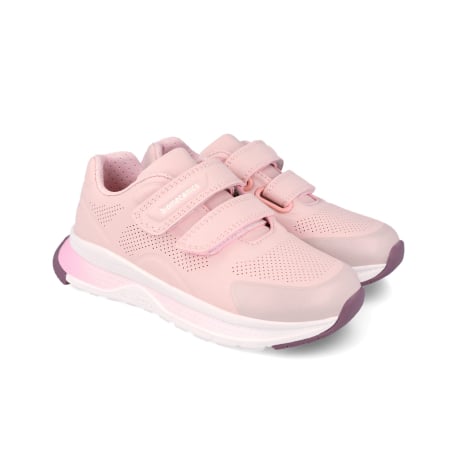 Încălțăminte copii - Sneakers Biomecanics 262250-B779, flexilili din piele ecologica, fete in culoarea roz, tehnologie ConeTech