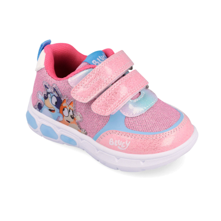 Adidasi textili bleumarin pentru fete cu luminite si Bluey. 262860-B032 Garvalin [4]
