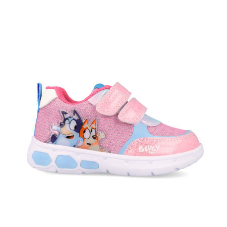 Adidasi textili bleumarin pentru fete cu luminite si Bluey. 262860-B032 Garvalin [1]