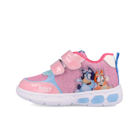 Adidasi textili bleumarin pentru fete cu luminite si Bluey. 262860-B032 Garvalin [5]