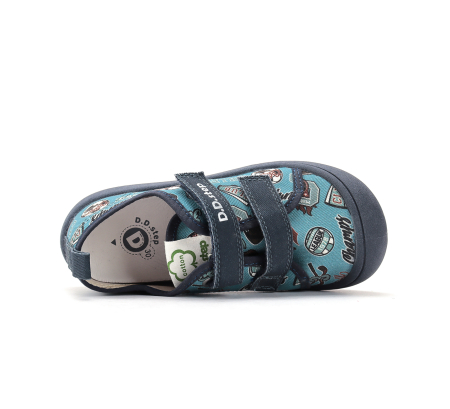 Tenisi textili D.D.Step bleumarin c100-62222BL [3]