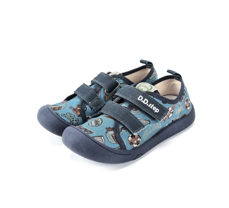 Tenisi textili D.D.Step bleumarin c100-62222BL [4]