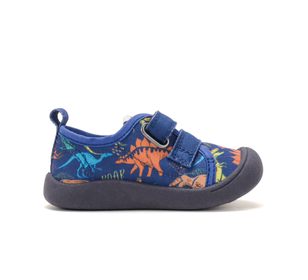 Tenisi textili D.D.Step bleumarin cu dinozauri C100-62481 [2]