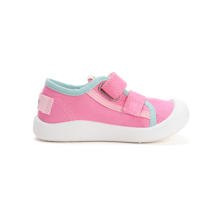 Tenisi textili pentru fete, roz C100-61143F DD Step [2]