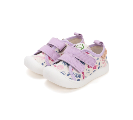 Tenisi textili hidrofobi pentru fete cu roz C100-61432A [5]