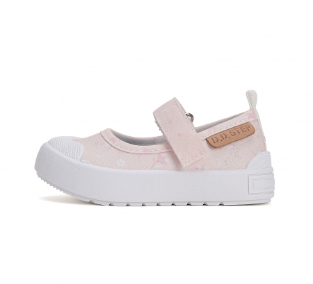 Sandale Hidrofobe din Bumbac, Pink Flowers, DD step [0]