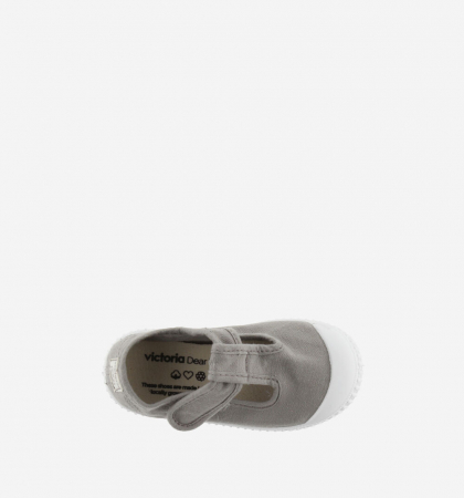 Balerini GRIS slip-on, Victoria Calzados [2]