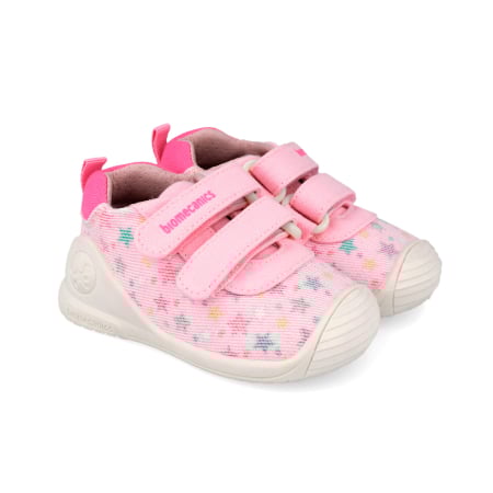Încălțăminte copii - Tenisi Textili lavabili la masina Biomecanics  262176-A032 pentru fete in culoarea roz