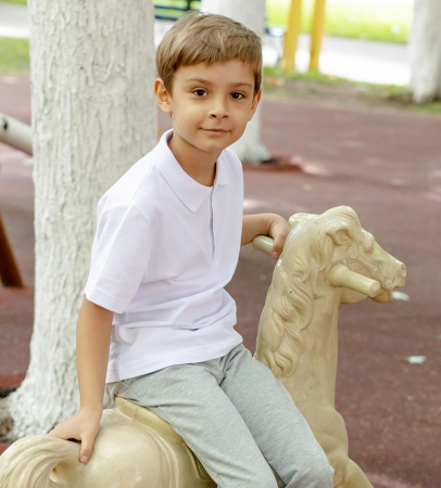 Branduri - polo alb mâneca scurta TinTin Shop