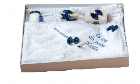 Trusouri botez - Trusou pentru botez bleumarin, TinTin Shop