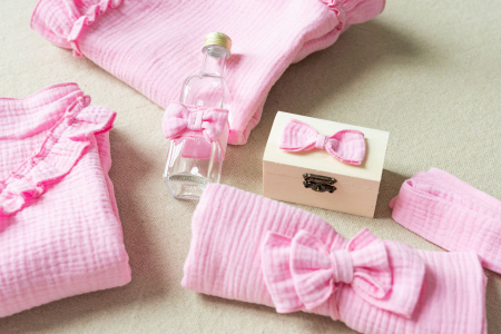 Trusouri botez - Trusou Muselina Roz