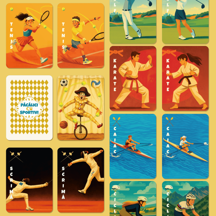 Cărți de Joc - Păcălici cu Sportivi [2]