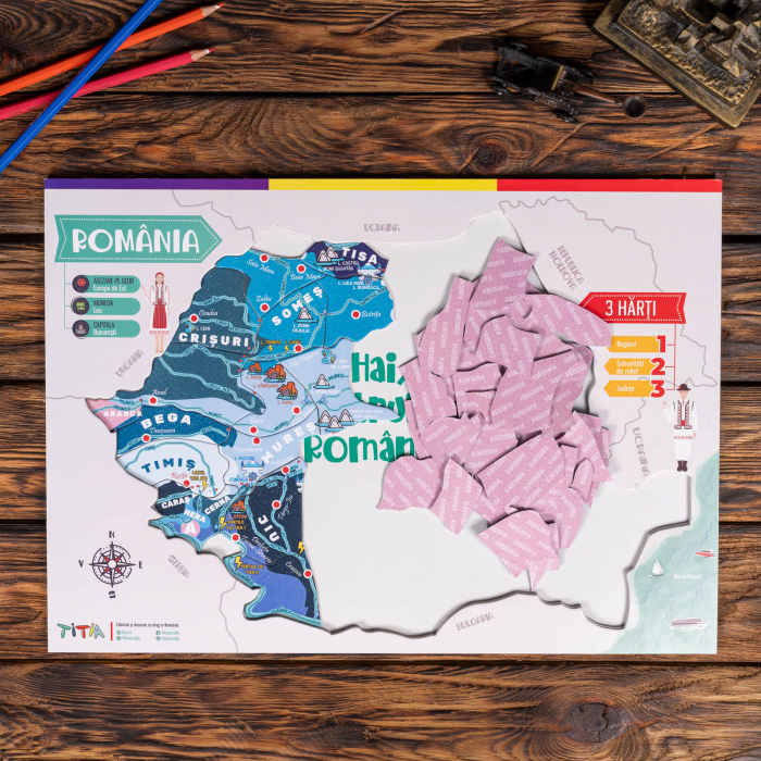 Construiește România - 3 Hărți Suplimentare (Ape, Resurse, Vegetație și Faună) [5]