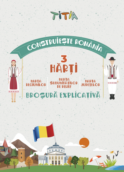 Construiește România - Puzzle în 3 straturi - Județe, Regiuni, Relief [9]