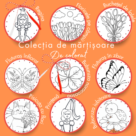Accesorii - Colecția de Colorat - Mărțișor 2026