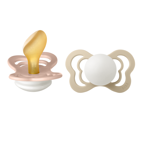 2 Pack Bibs Couture GLOW Anatomical Blush / Vanilla  2 (6-18 luni) [2]