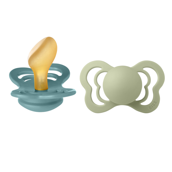 2 Pack Bibs Couture Anatomical Island Sea / Sage 2 (6-18 luni) [2]