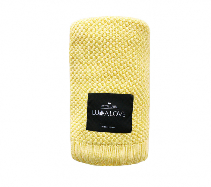 Patura bambus 80 x 100cm - Lemon Macaroon