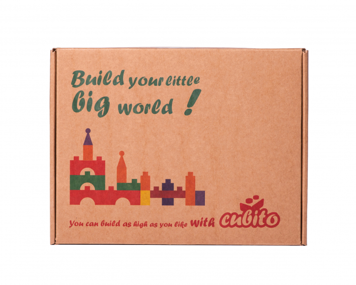 Puzzle constructie Lemn Colorat Cubito [4]
