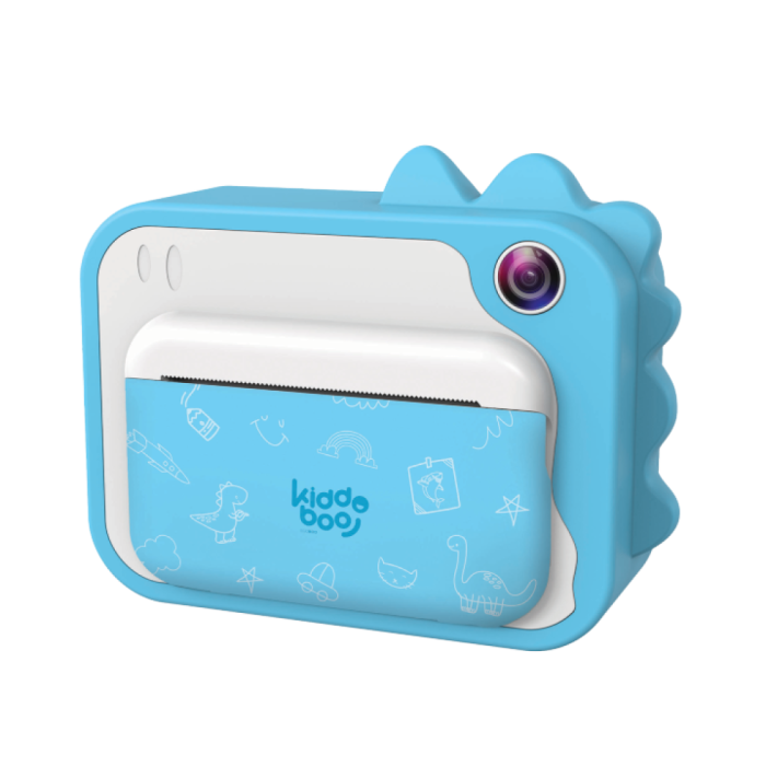 Aparat foto instant pentru copii KIDDOBOO FotoFun Blue, imprimare fotografii, cameră 2MP, ecran 2.4", card 32GB, 4+ ani [4]