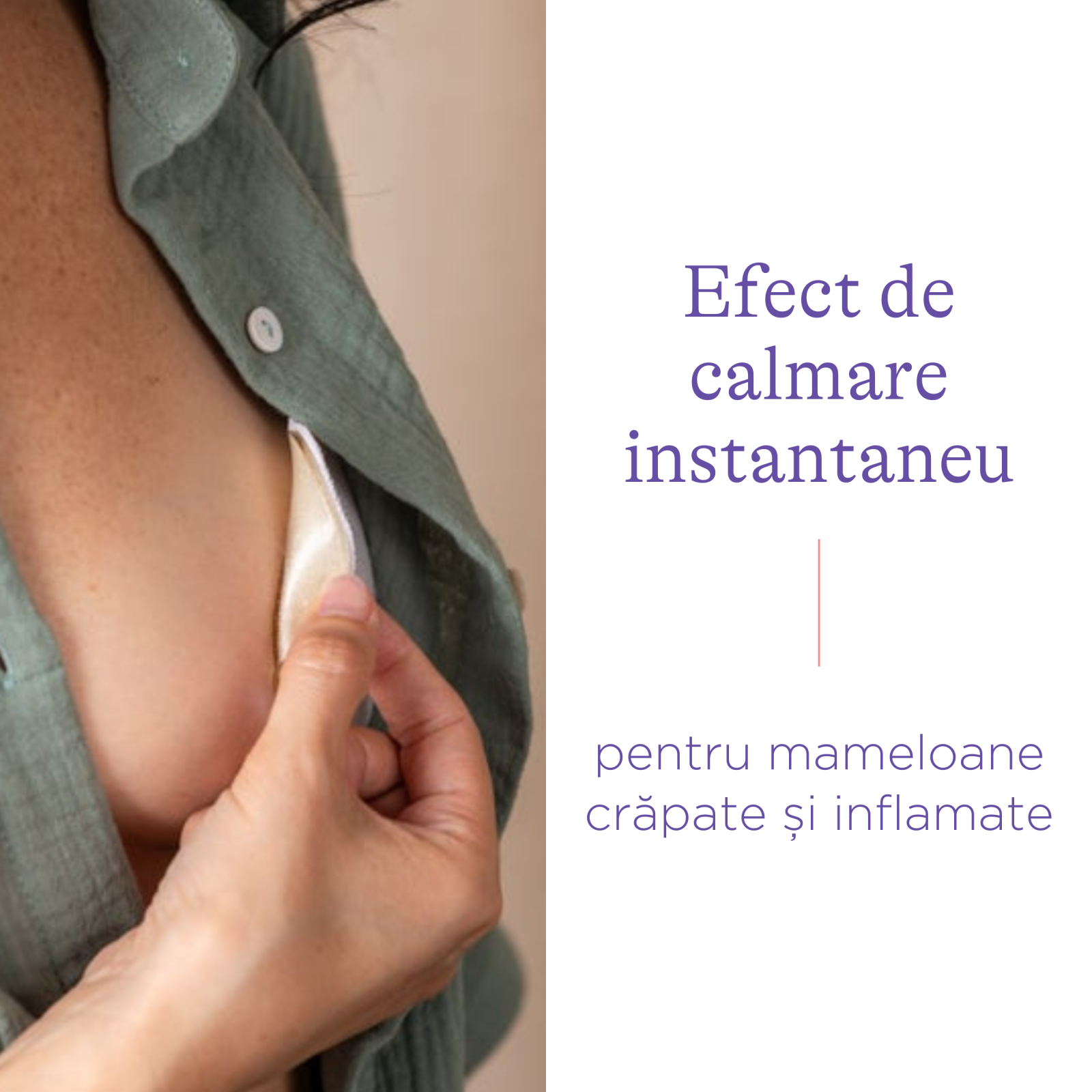 Compresă Soothies® Lansinoh pentru calmare și protejare mameloane crăpate x2 bucăți [7]