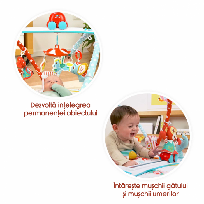 Centru de Activitati pliabil Circus Yookidoo, 0-12 luni [7]