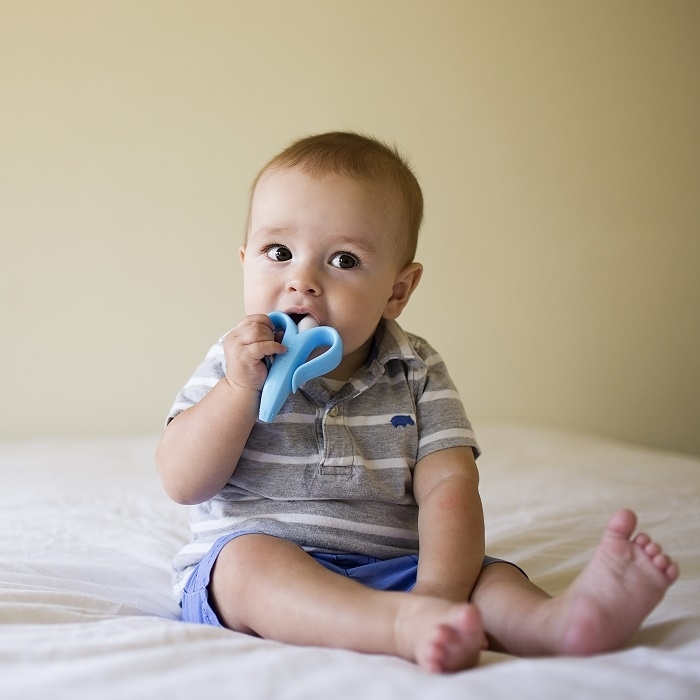 Jucarie Dentitie ToothBrush Blue Baby Banana [3]