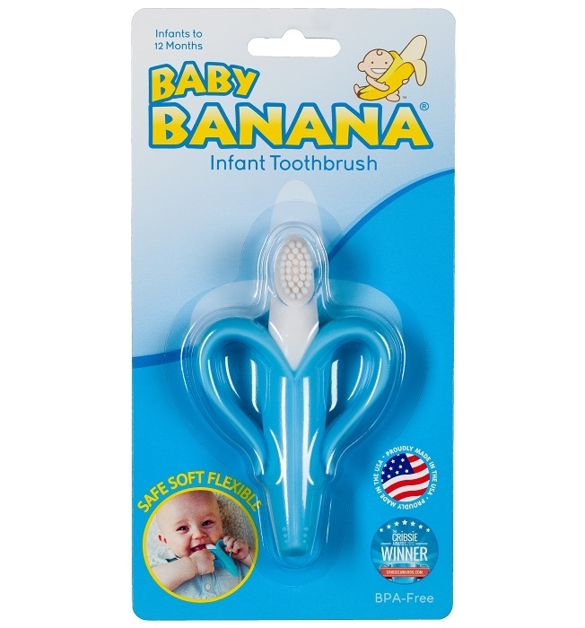 Jucarie Dentitie ToothBrush Blue Baby Banana [1]