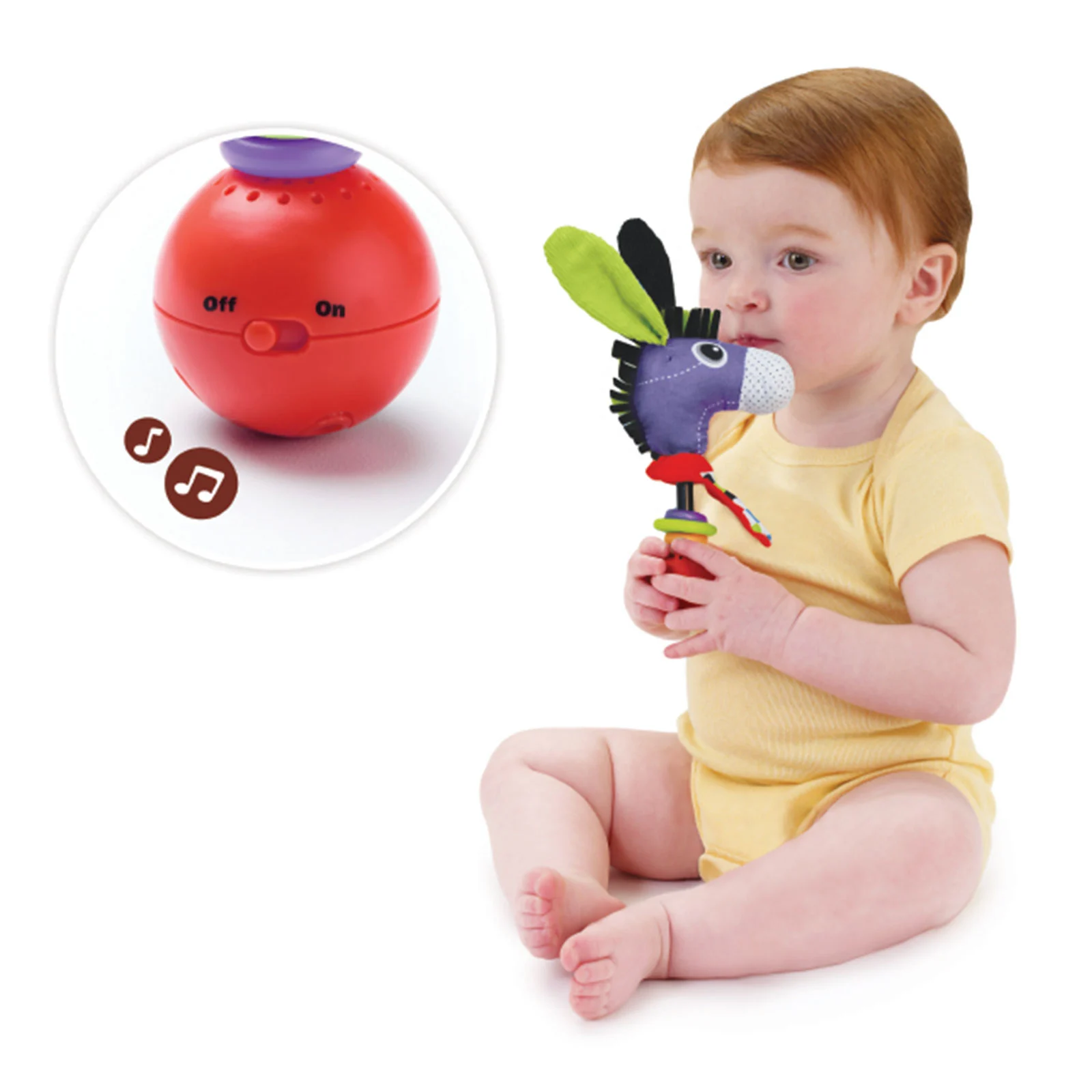 Jucarie magarus muzical cu activitati 0 luni +, Yookidoo [2]