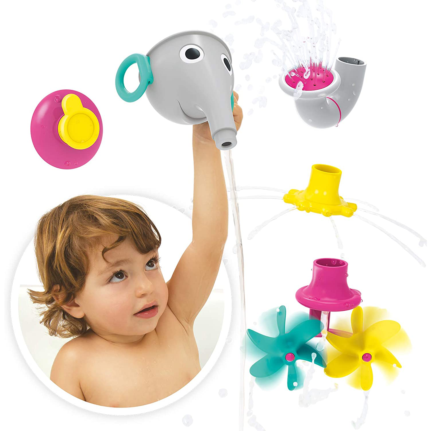 Jucarie trompa de elefant cu stropitoare pentru baie 18+ [7]