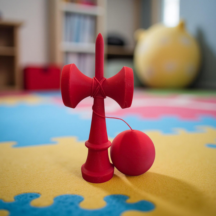 Kendama 3D - Rosu [4]