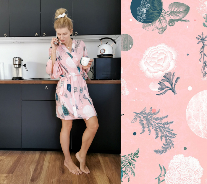 Kimono bambus Rose Garden Lullalove - Copie [4]