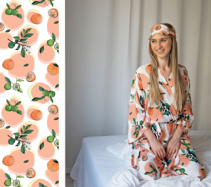 Kimono bambus Orange Blossom Lullalove [4]