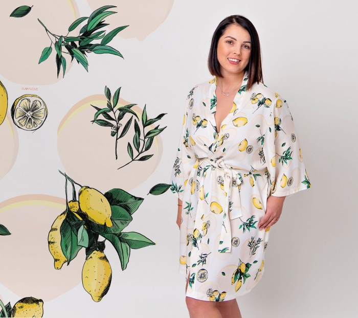Kimono bambus Lemons Lullalove [5]