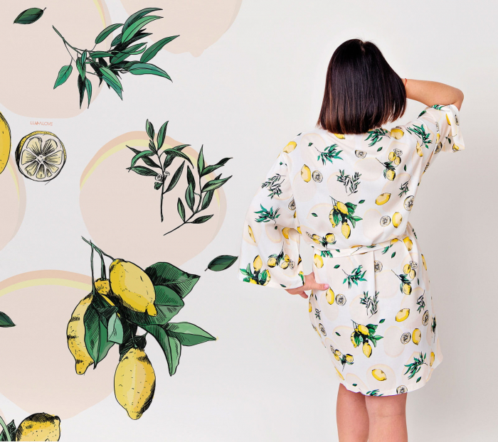 Kimono bambus Lemons Lullalove [4]