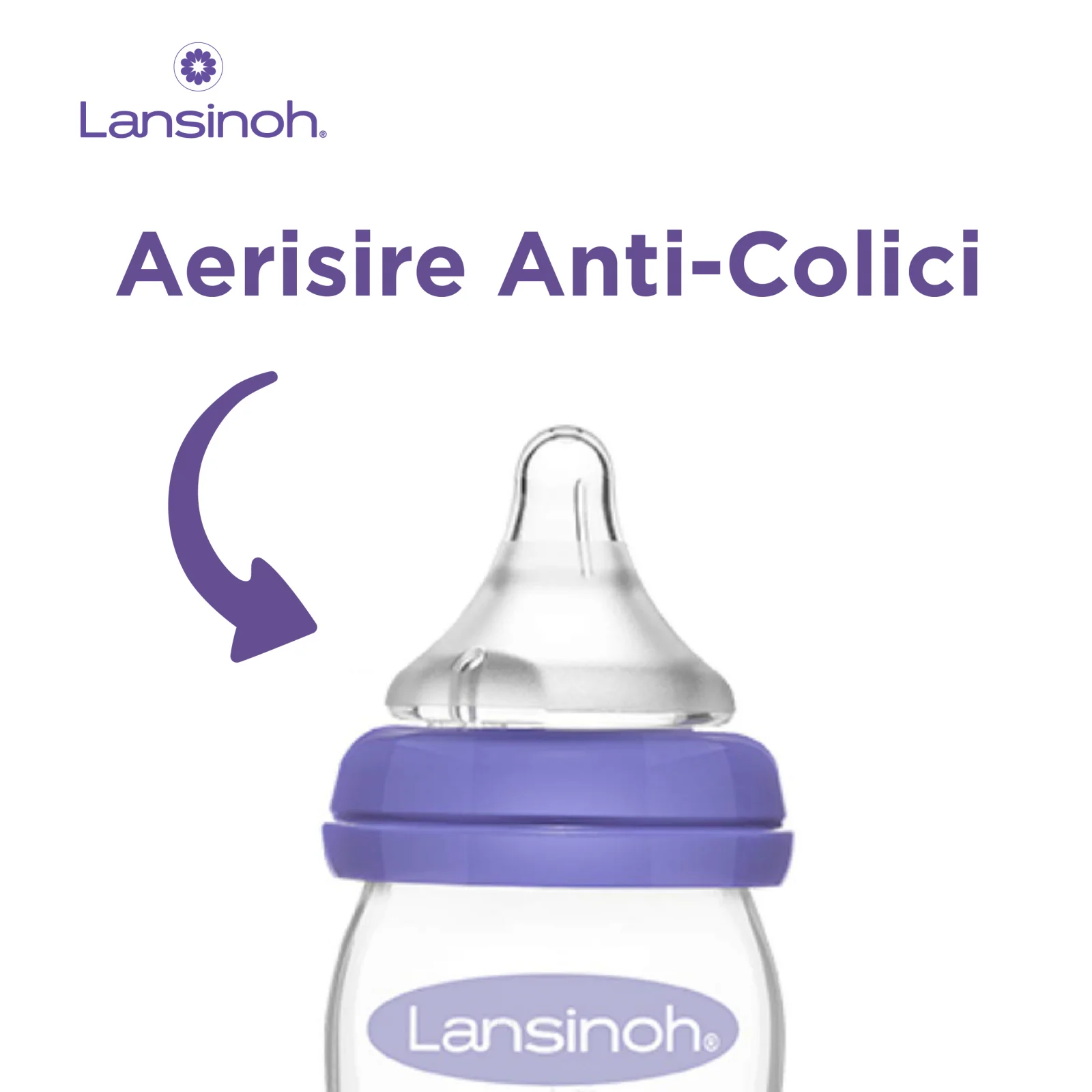 Kit: biberon din sticla 240 ml x2buc, Lansinoh [8]
